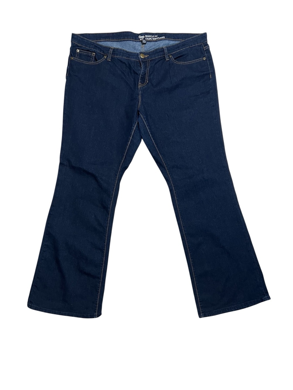 GAP Women’s Dark Blue Bootcut Flare Leg Jeans Sz 18